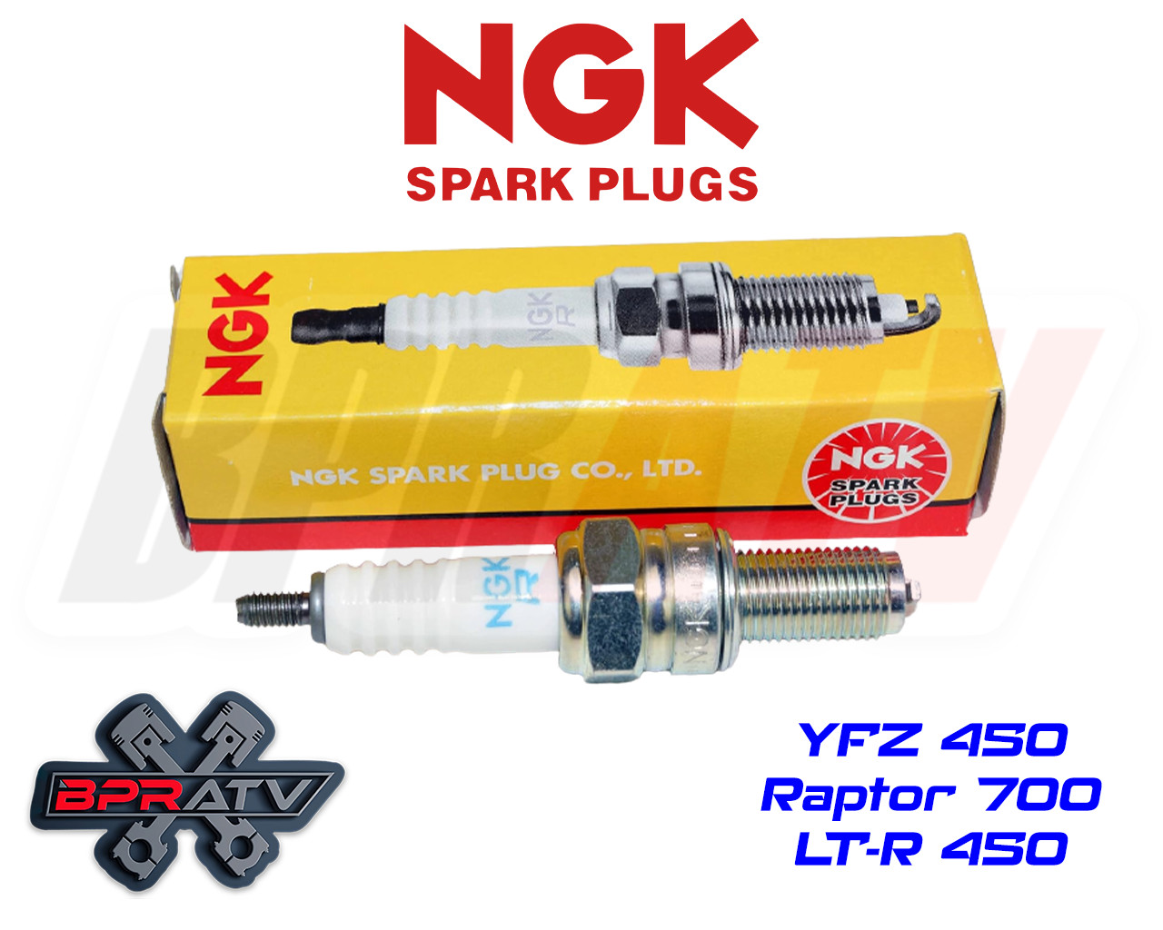 Brand New In Box 1275 NGK Spark Plug Part# CR8E YFZ450 YFZ 450 Raptor 700 LTR450