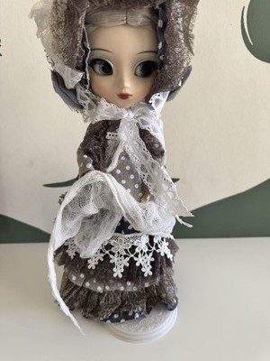 Pullip Ciniallegra Doll Jun Planning Bonnet Gray White Polka Dot Dress F-594