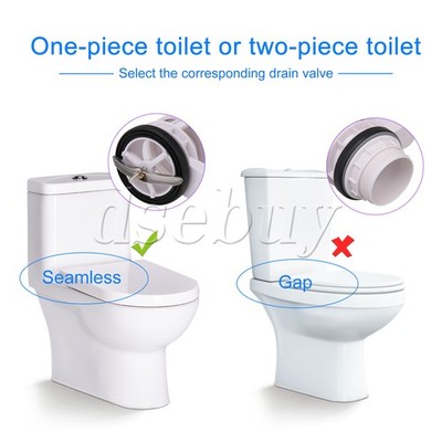 30Pcs Toilet Connected Water Tank Dual Flush Fill Drain Valve 7.09