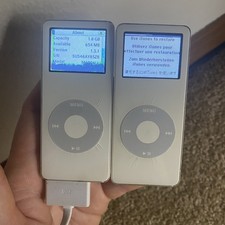 Lot de 2 Apple iPod Nano 1ère génération (A1137) - pour pièces/réparation