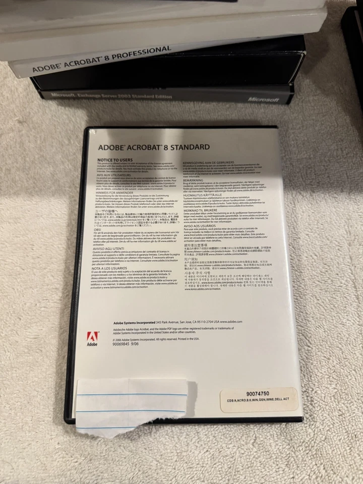 Adobe Acrobat 8 Standard for Windows - VERY GOOD CONDITION - WITH SERIAL #!!!! - Image 2 of 2