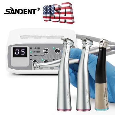 Dental LED Brushless Electric Micro Motor/1:1/1:5 Increasing LED Handpiece NEW