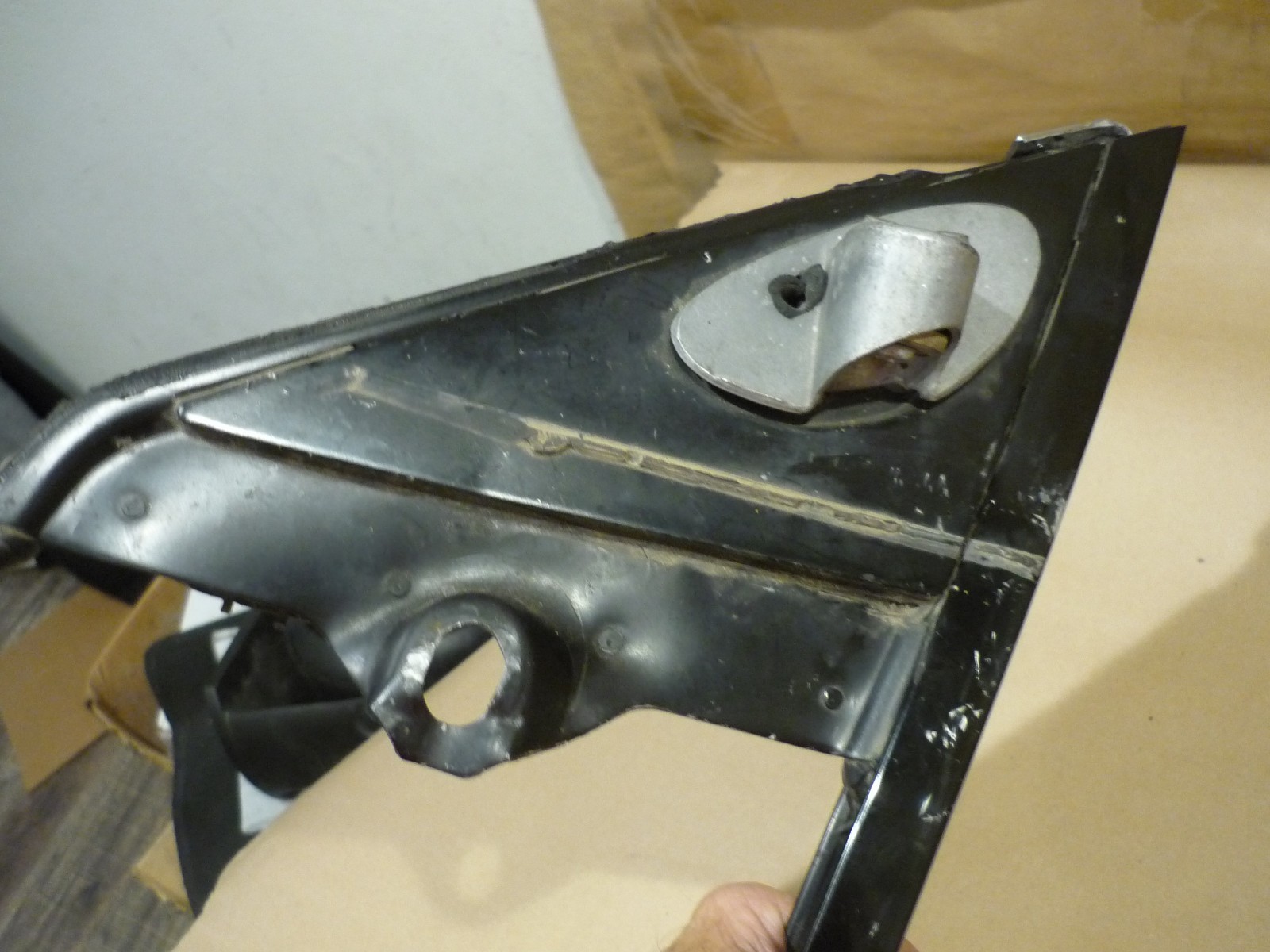 Ferrari Testarossa - LH Mirror Bracket - USED - P/N 61566700