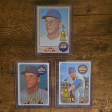 Topps Tom Seaver Jerry Koosman Mets 1968-69 All-Star Rookie Vintage Card Lot 3