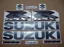 Stickers for Suzuki GSX-R 1000 custom carbon fiber look decals kit graphics set