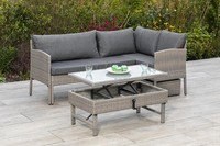 Mx GartenmöBel Viletta Balkonset Lounge BalkonmöBel RattanmöBel Sitzecke Tisch