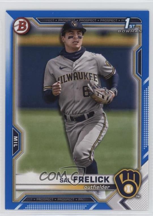 2021 Bowman Draft Blue 140/150 Sal Frelick #BD-172 05ks