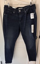 DENIZEN from Levi's Women's Mid-Rise Skinny Jeans Dark 14s/w32/L28