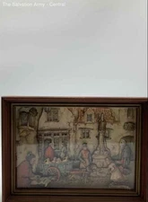 Anton Pieck 3D Diorama Shadow Box Wood Framed Art Prints Lot Of 3