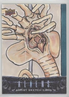2018 Upper Deck Aliens Movie 1/1 Travis Kinnison #SKT Auto Sketch p1l
