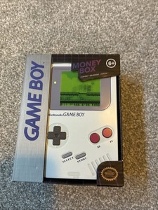 Super Mario Land GameBoy Tin Money Box Coin Bank Lenticular Screen Paladone 2016