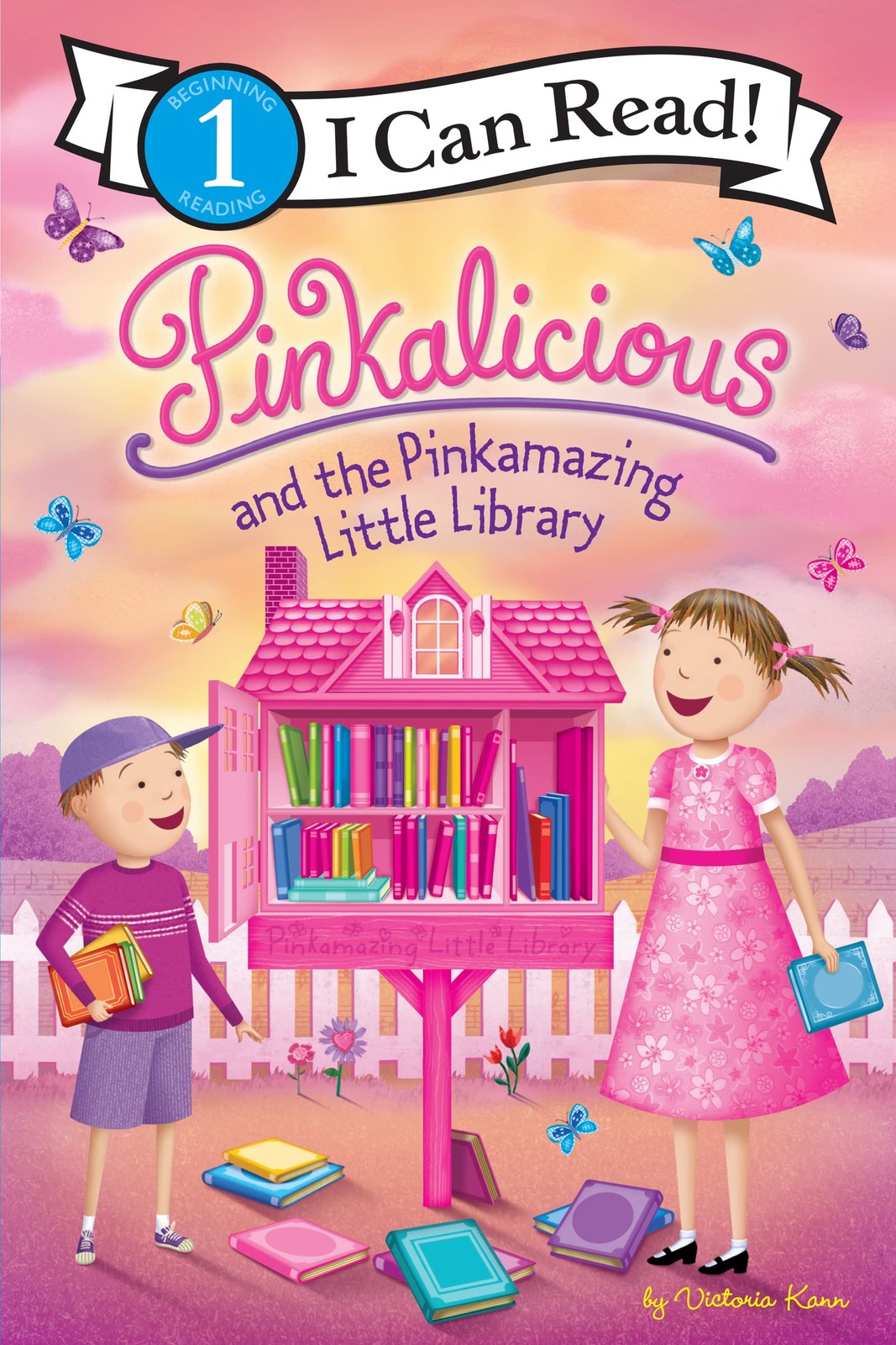 Pinkalicious and the Pinkamazing Little Library by Victoria Kann NEW - Image 3