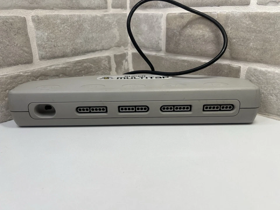 Super Nintendo SNES Official Hudson Soft MultiTap (Model HC-698) - Tested HTF - Image 2 of 4