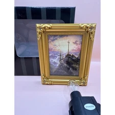 Thomas Kinkade Painter of Light Cross Nightlight Hearth Home Collection NOS