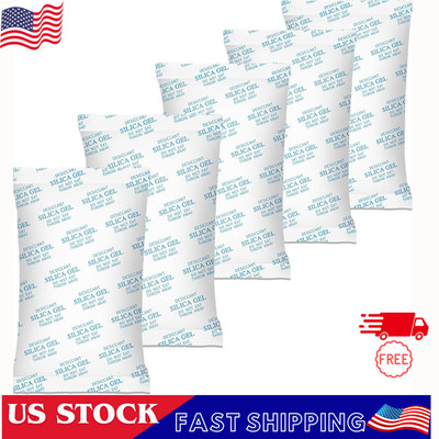 35 Pack Silica Gel Packet 50g FoodSafe Moisture Absorber Reusable Desiccant Pack