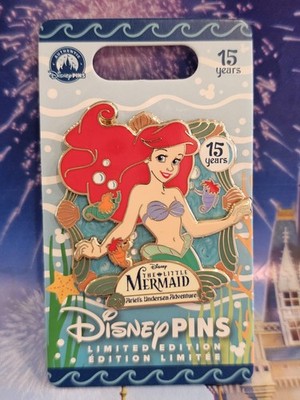 Disneyland Disney Mermaid Princess Ariel s Undersea Adventure 15th LE2000 Pin