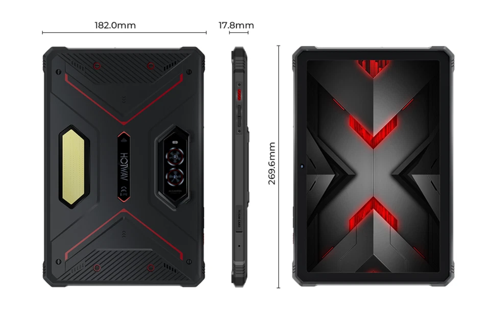 Outdoor Tablet HOTWAV R9Pro 20080mAh 11 Zoll 20GB+256GB Super Campinglight 64MP - Bild 2 von 4