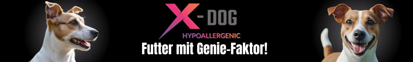 800g X-DOG Nassfutter Rinderkutteln