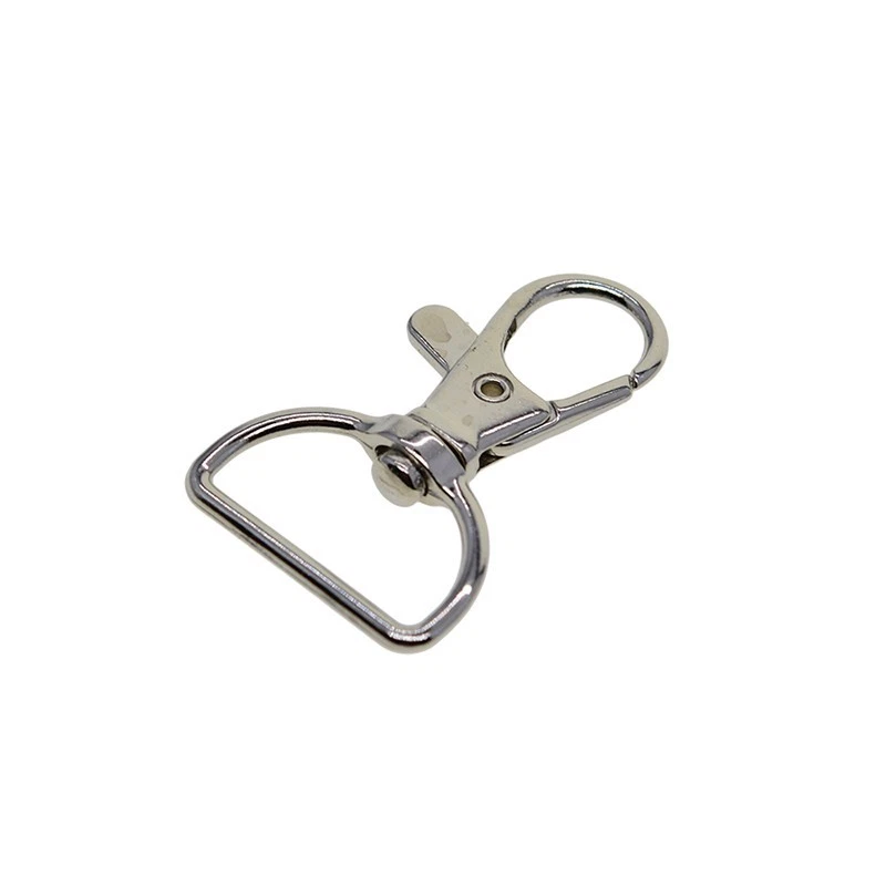 10 Pcs Swivel Trigger Clips Snap Hook Lobster Clasps Keychains Bag D Ring 20mm - Image 3 of 4