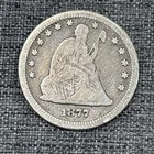 1877 Seated Liberty Quarter