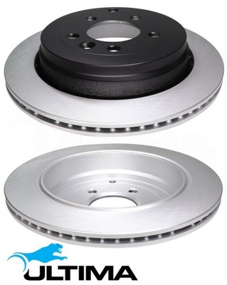 REAR VENTED DISC BRAKE ROTORS FOR LAND ROVER DISCOVERY 4 L319 276DT 2.7 V6 325MM