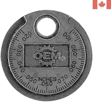 Compact Spark Plug Gap Gauge CRD – Dual Metric & Inch for Precision Performance