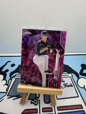 2020 Topps Chrome PINK WAVE REFRACTOR Phillip Diehl #U-29 Colorado Rockies RC