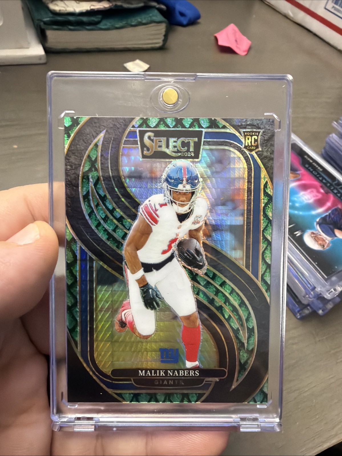 2024 Panini Select Dragonscale Prizm #116 Malik Nabers Rookie /81