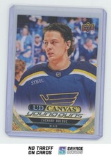 2024-25 Upper Deck UD Canvas Young Guns Zachary Bolduc #C-119 St. Louis Blues