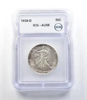 1939-D Walking Liberty Half Dollar AU58 ICG *0113
