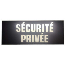 Pare-soleil lumineux LED “SÉCURITÉ PRIVÉE”