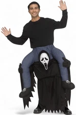 Brand New Carry Me Ghost Face Adult Costume
