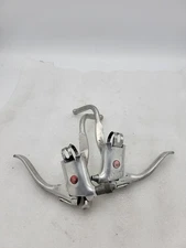 -used-DIA COMPE Non Aero Brake LEVERS RED DOT w BARREL ADJUSTER(1 lever) 23.5