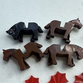 Vintage Lego Horse&rsquo;s and pieces pictured.