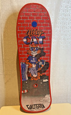Valterra Alley Cat Plastic Skateboard 1987 Red