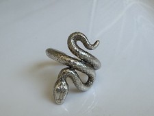 .925 Sterling Silver Snake Ring