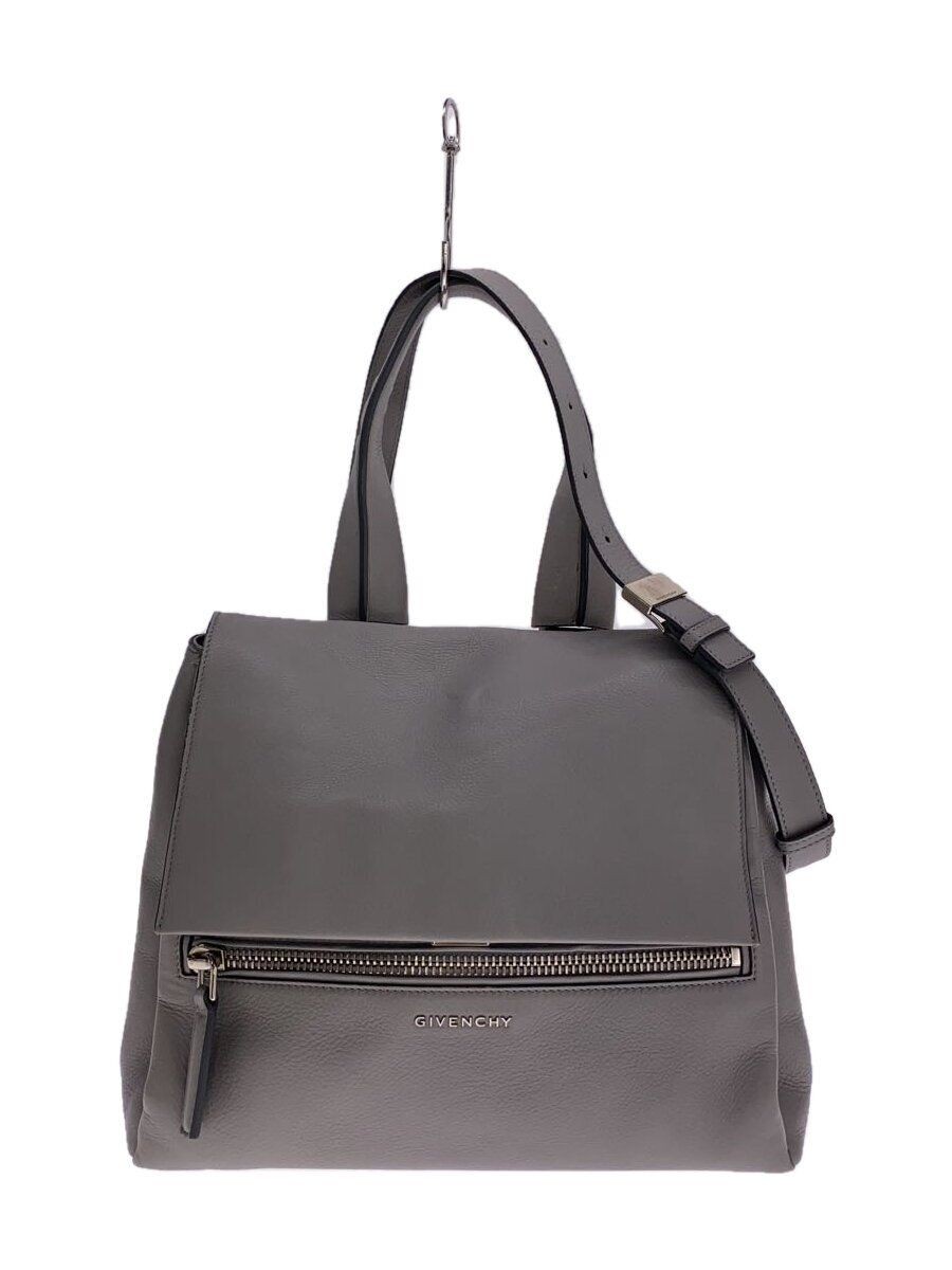GIVENCHY handbag leather Gray solid Used - image 1