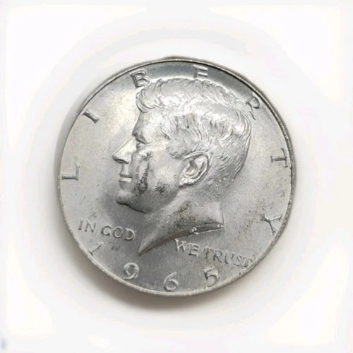 1965 Kennedy 40% Silver Half Dollar XF