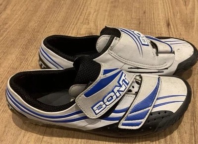 Bont Rennradschuhe weiß / blau Unisex / Jugend 25 cm Länge im Schuh