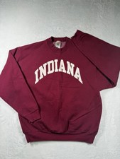 Vintage Fruit of the Loom Indiana University Hoosiers Crewneck Sweatshirt XL