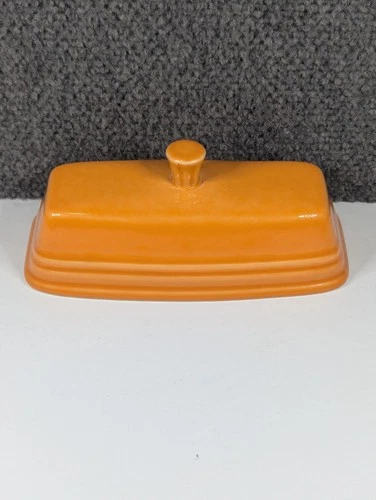 Fiestaware Covered Butter Dish Persimmon Orange 7" Replacement LID ONLY Fiesta
