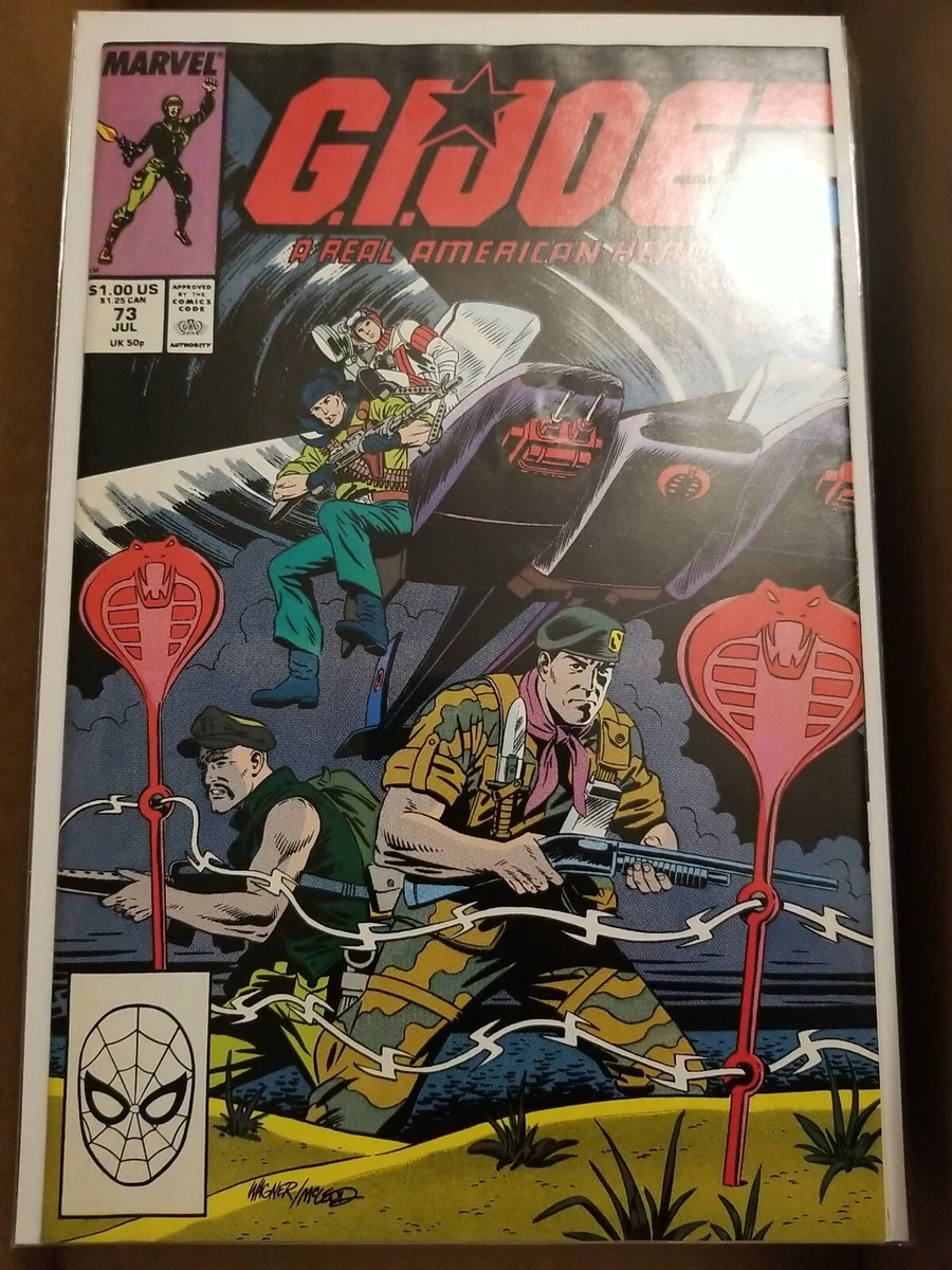 Is This Hero For Real 73 G.I. Joe A Real American Hero #73 high grade Marvel Cobra Civil War 1988 | eBay