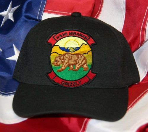 US MARINES H&HS MIRAMAR GRIZZLY WITH HOOK CLOSURE HAT PATCH CAPVETERAN GIFT WOW - Picture 15 of 18