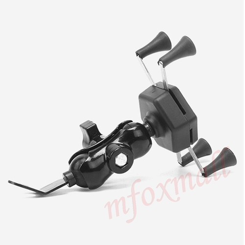 Universal Motorcycle Bicycle MTB Bike Handlebar X Grip Mount Mobile Phone Holder - Picture 7 of 12