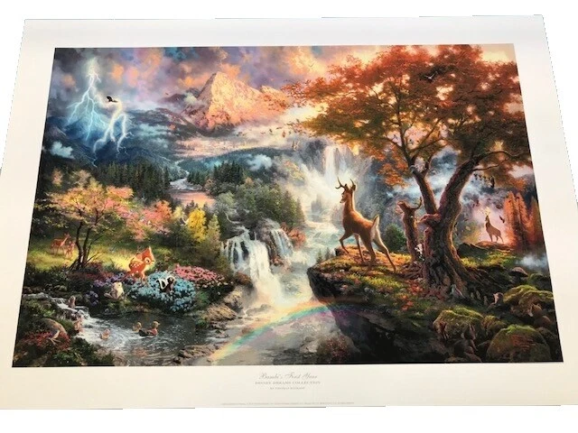 Thomas Kinkade Paper Art Paintings
