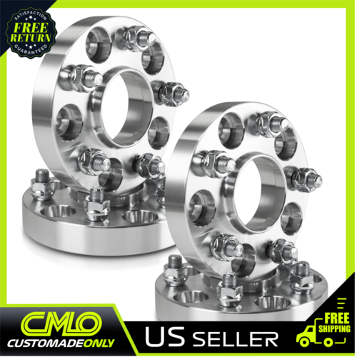 4x Hub Centric Wheel Spacers Adapters ¦ 5X112 ¦ 57.1 CB ¦ 14X1.5 Studs  ¦ 20MM - Photo 1 sur 8