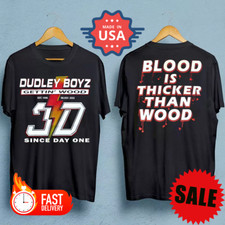 The Dudley Boyz wrestler 2 sides black T-shirt unisex S-5XL