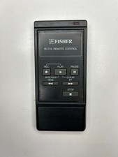Fisher RC-715 VCR Remote Control, Black - OEM for FVH-715