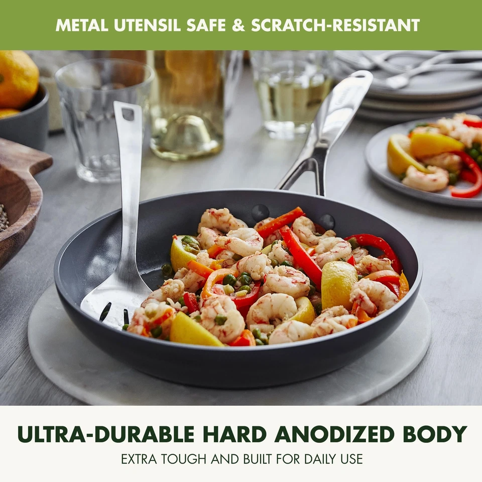 Valencia Pro Harteloxierte Gesunde Keramik Antihaft 26 cm Bratpfanne PFAS-fre... - Bild 3 von 4