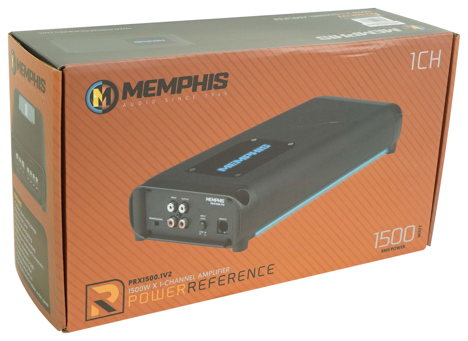 Автомобильный монофонический усилитель Memphis Audio PRX15001V2 мощностью 1500 Вт 1-Омный усилитель PRX PRX15001 V2